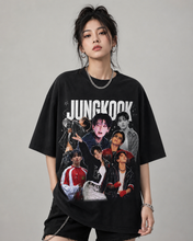Load image into Gallery viewer, Classic Black Jungkook Concert Tee