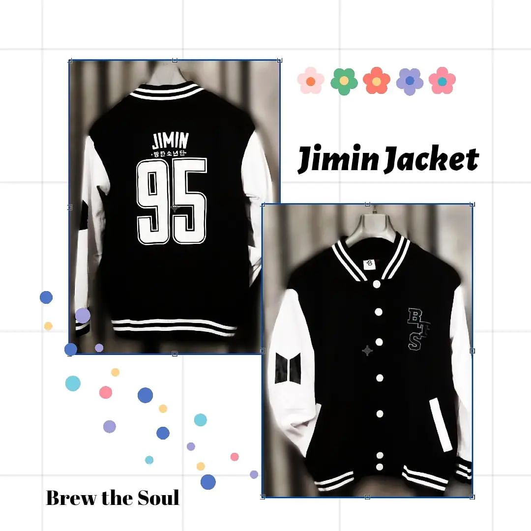 Jimin bomber jacket clearance