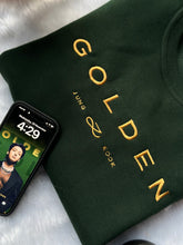 Load image into Gallery viewer, Jungkook Golden Embroidered Sweatshirt