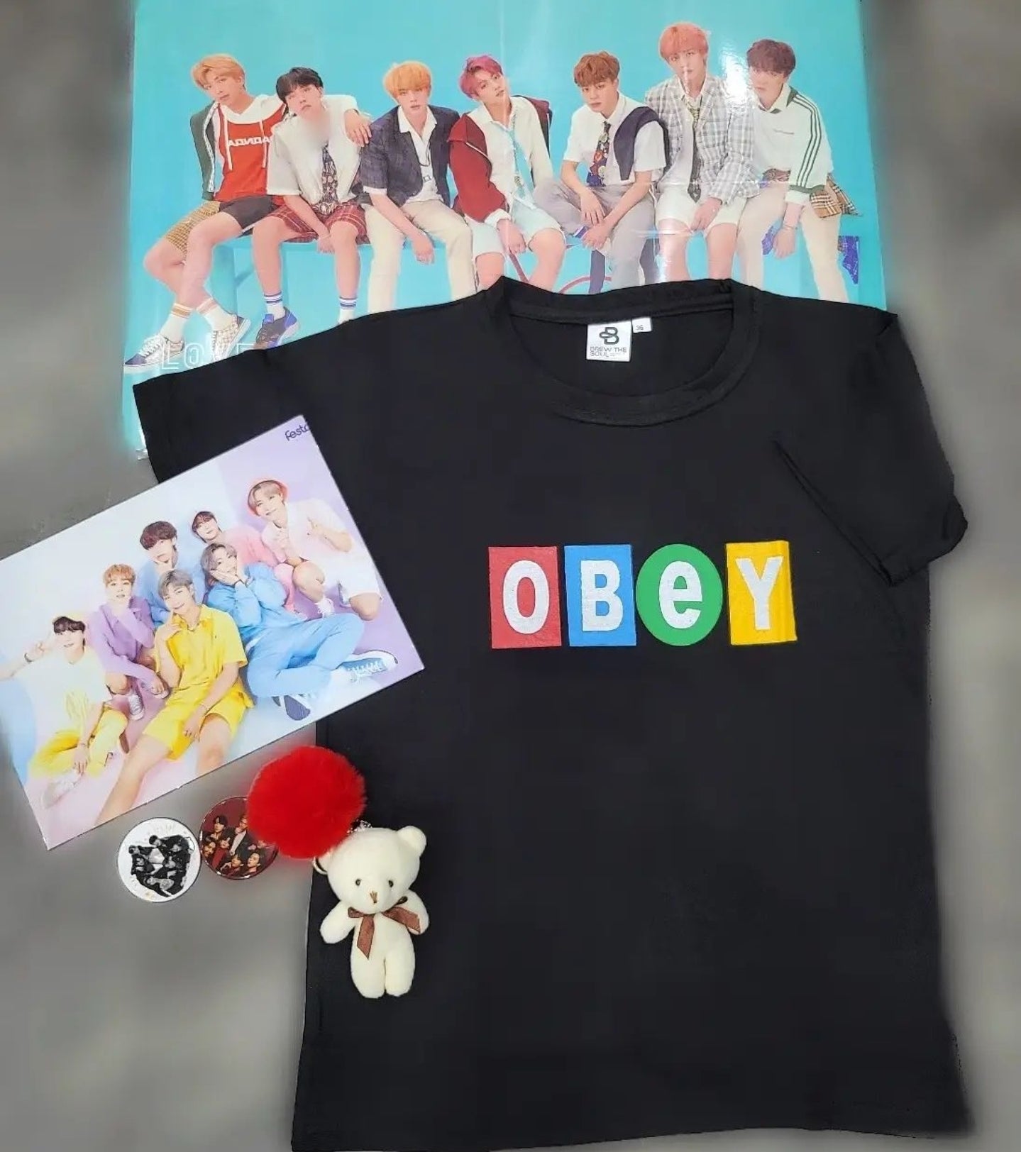 【最終値下げ】BTS jhope着用 OBEY Tシャツ 最終値下げ】BTS jhope着用 OBEY Tシャツ - メルカリ