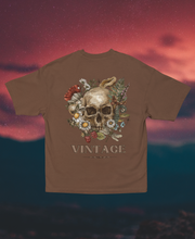Load image into Gallery viewer, Vintage Skull Graphic Oversized Tshirt