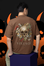 Load image into Gallery viewer, Vintage Skull Graphic Oversized Tshirt