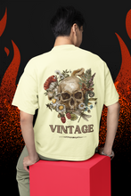 Load image into Gallery viewer, Vintage Skull Graphic Oversized Tshirt