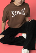 Load image into Gallery viewer, Savage Printing Graphic Oversized Tshirt