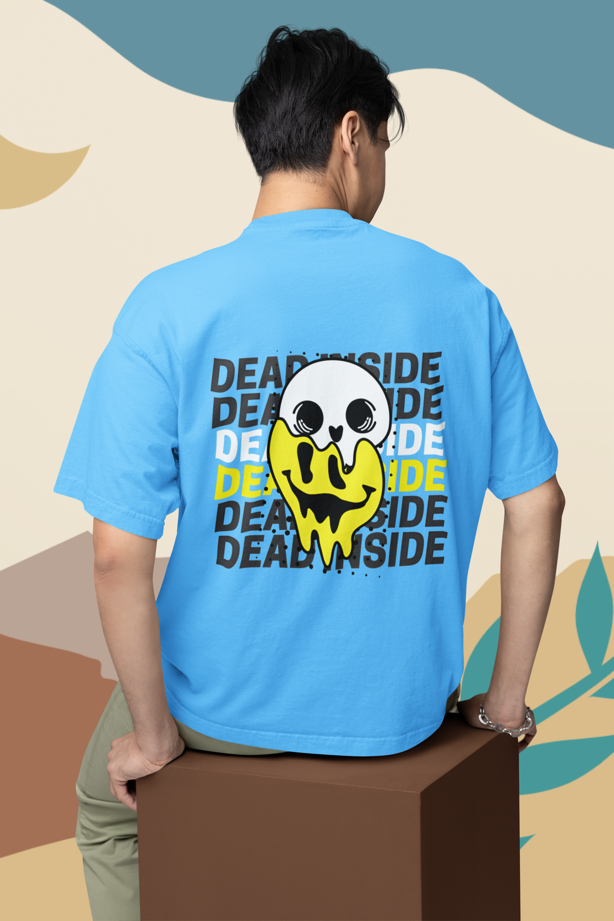 Dead Inside Oversized Graphic Tshirt