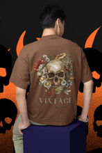 Load image into Gallery viewer, Vintage Skull Graphic Oversized Tshirt
