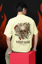 Load image into Gallery viewer, Vintage Skull Graphic Oversized Tshirt
