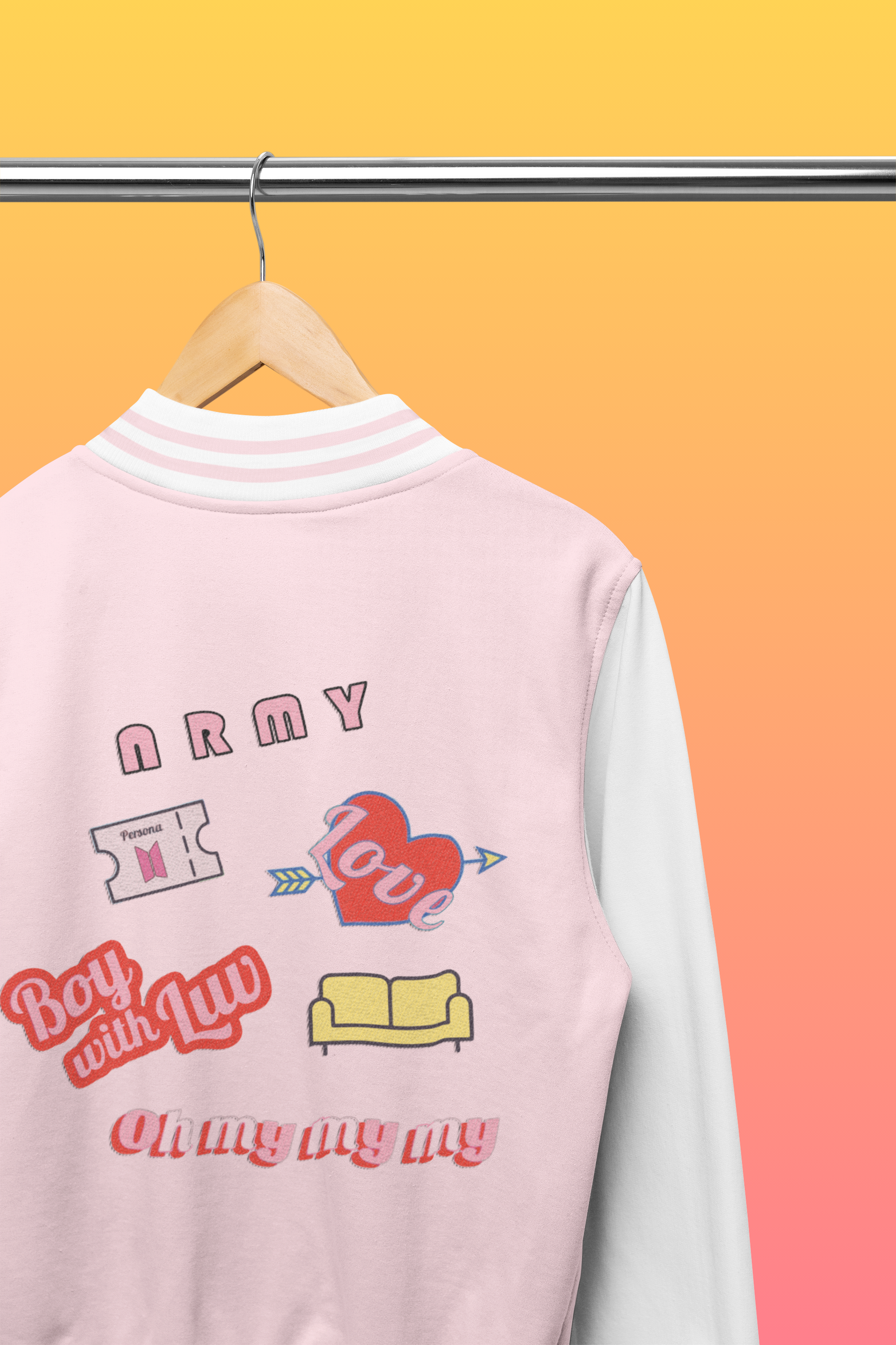 BOY WITH LUV BOMBER JACKET