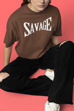 Load image into Gallery viewer, Savage Printing Graphic Oversized Tshirt
