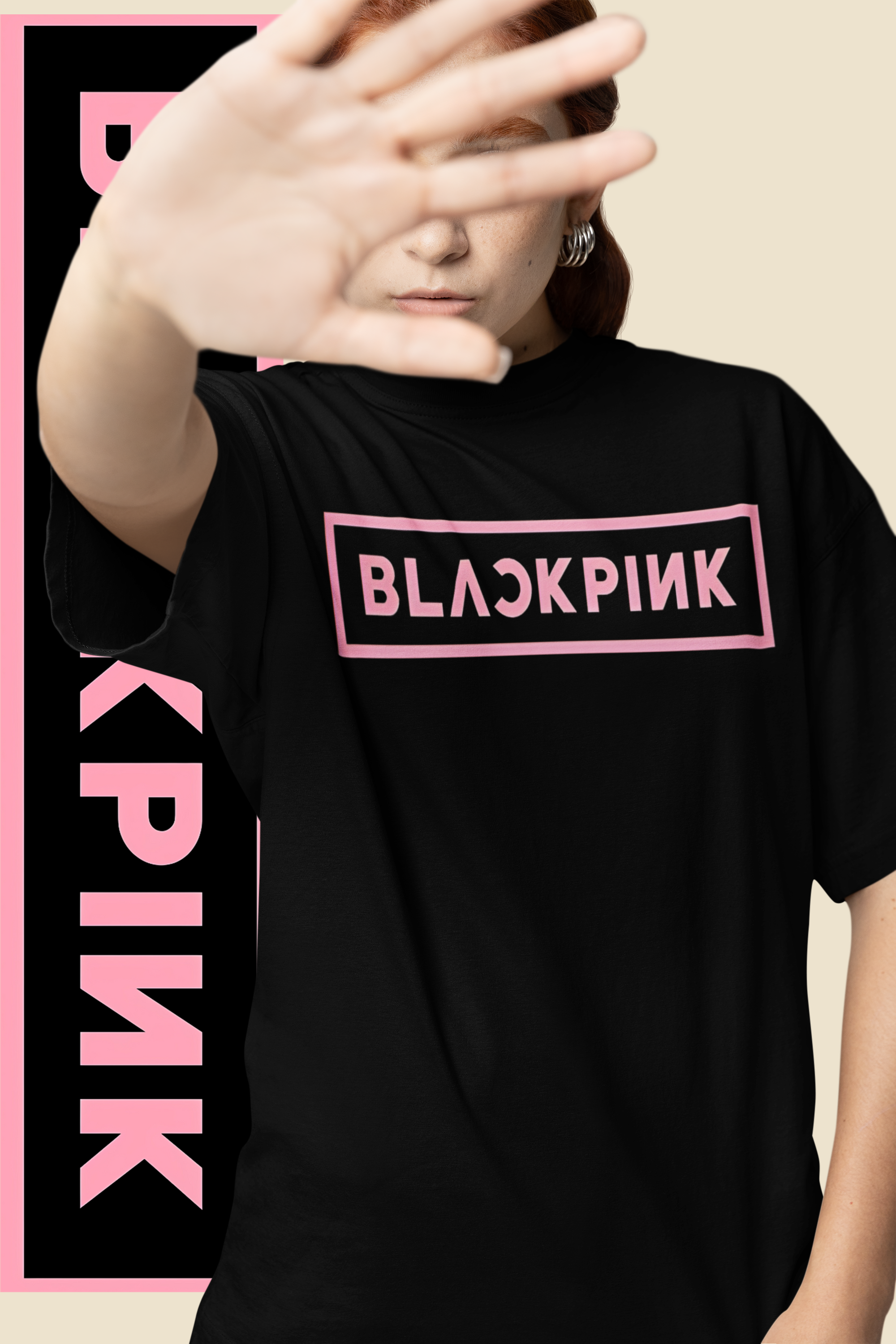 Blackpink Graphic Oversize Tshirt