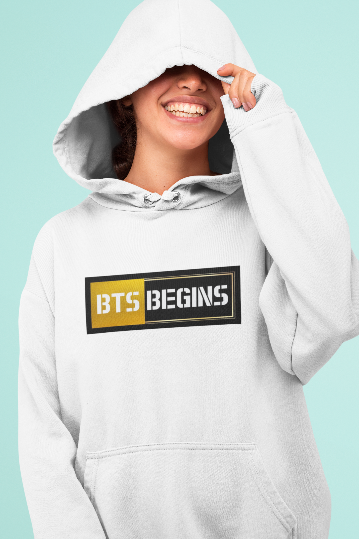 BTS BEGINS フーディ ホワイト BTS BEGINS フーディ ホワイト